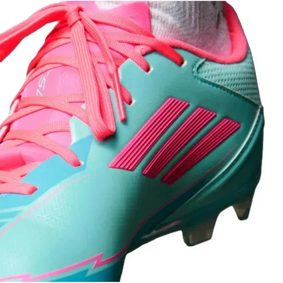 Adidas F50 MESSI Cleats FG/MG Flash Aqua Lucid Pink IH0928 NEW Men’s 8 Wmn 9
